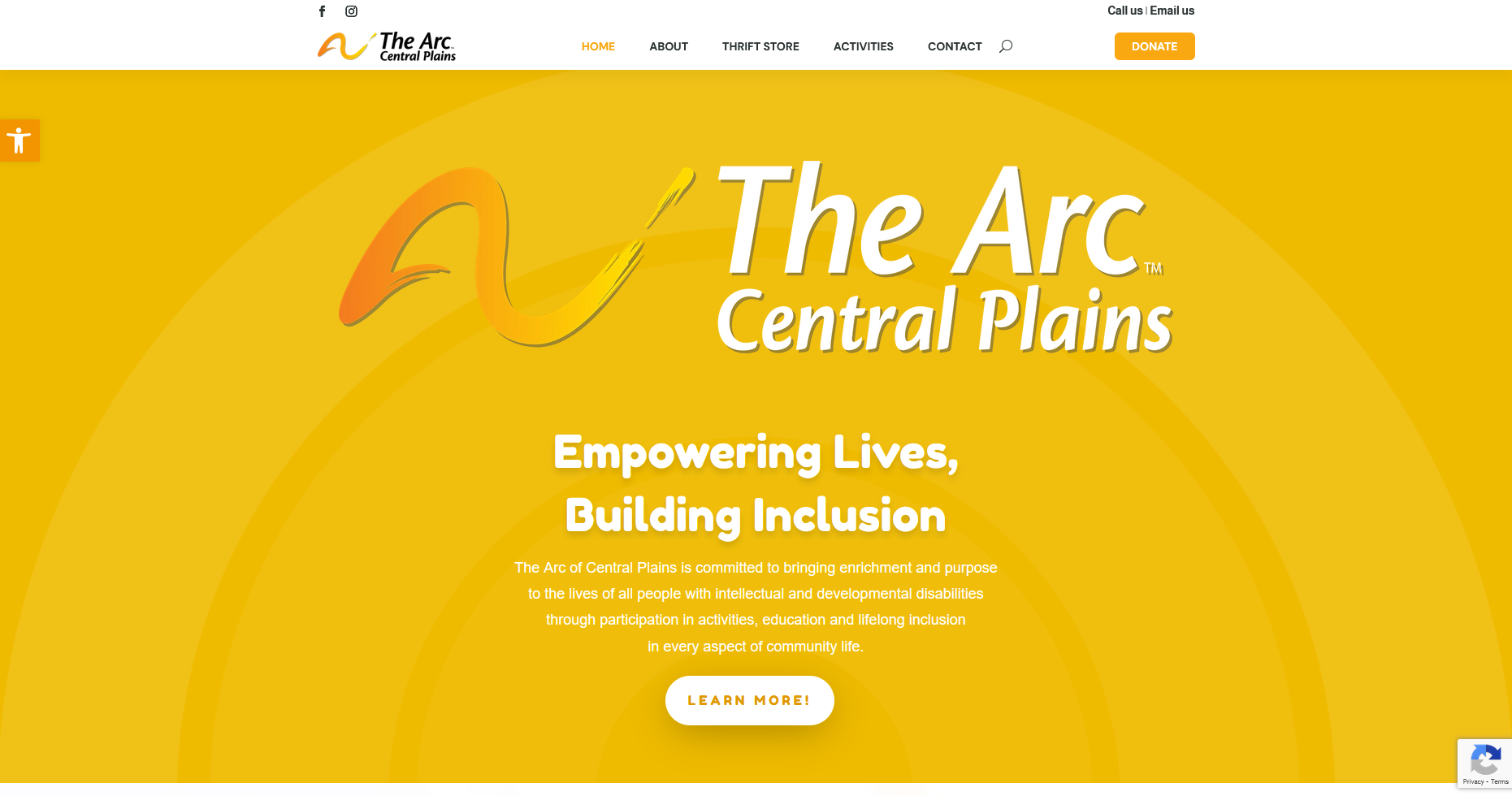 Arc of Central Plains website