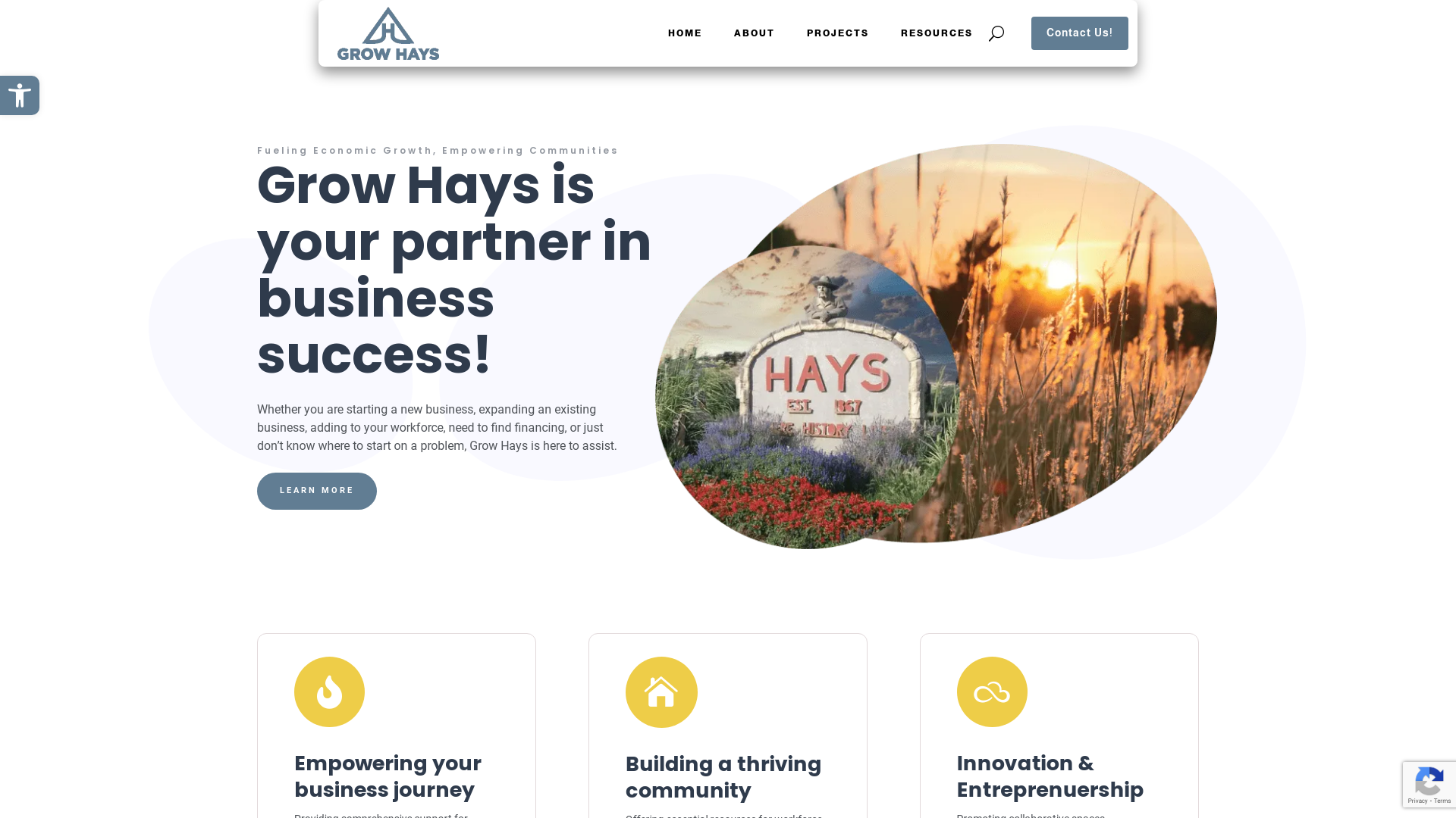 Grow Hays website