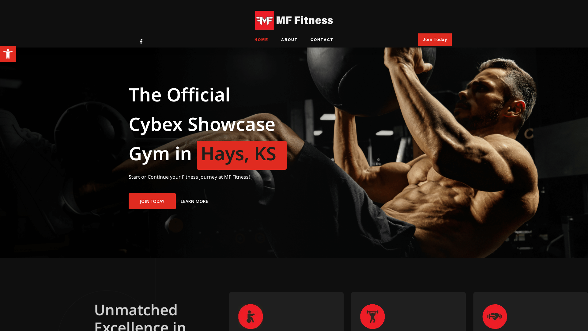 MF Fitness website