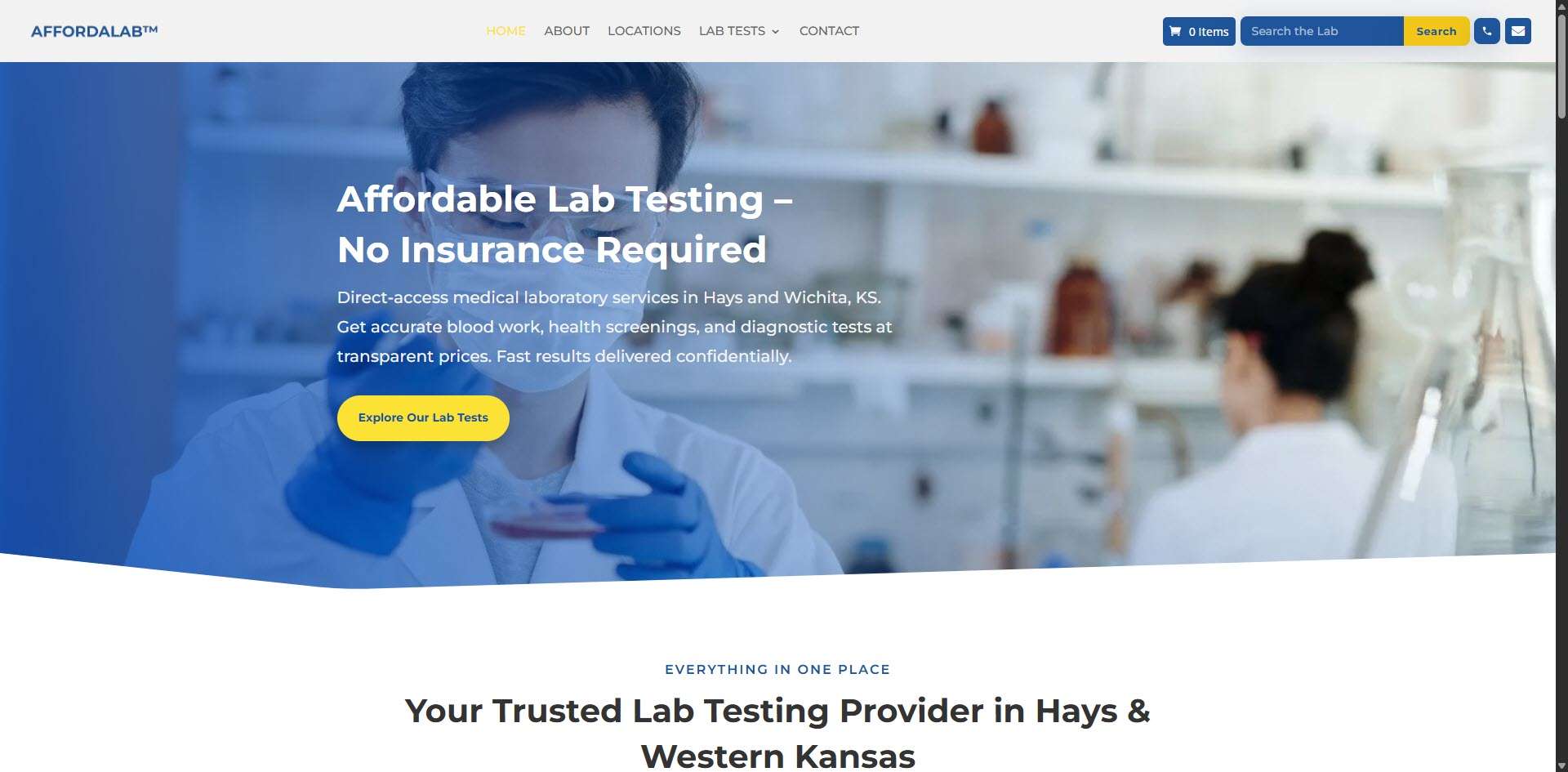 MyAffordalab website